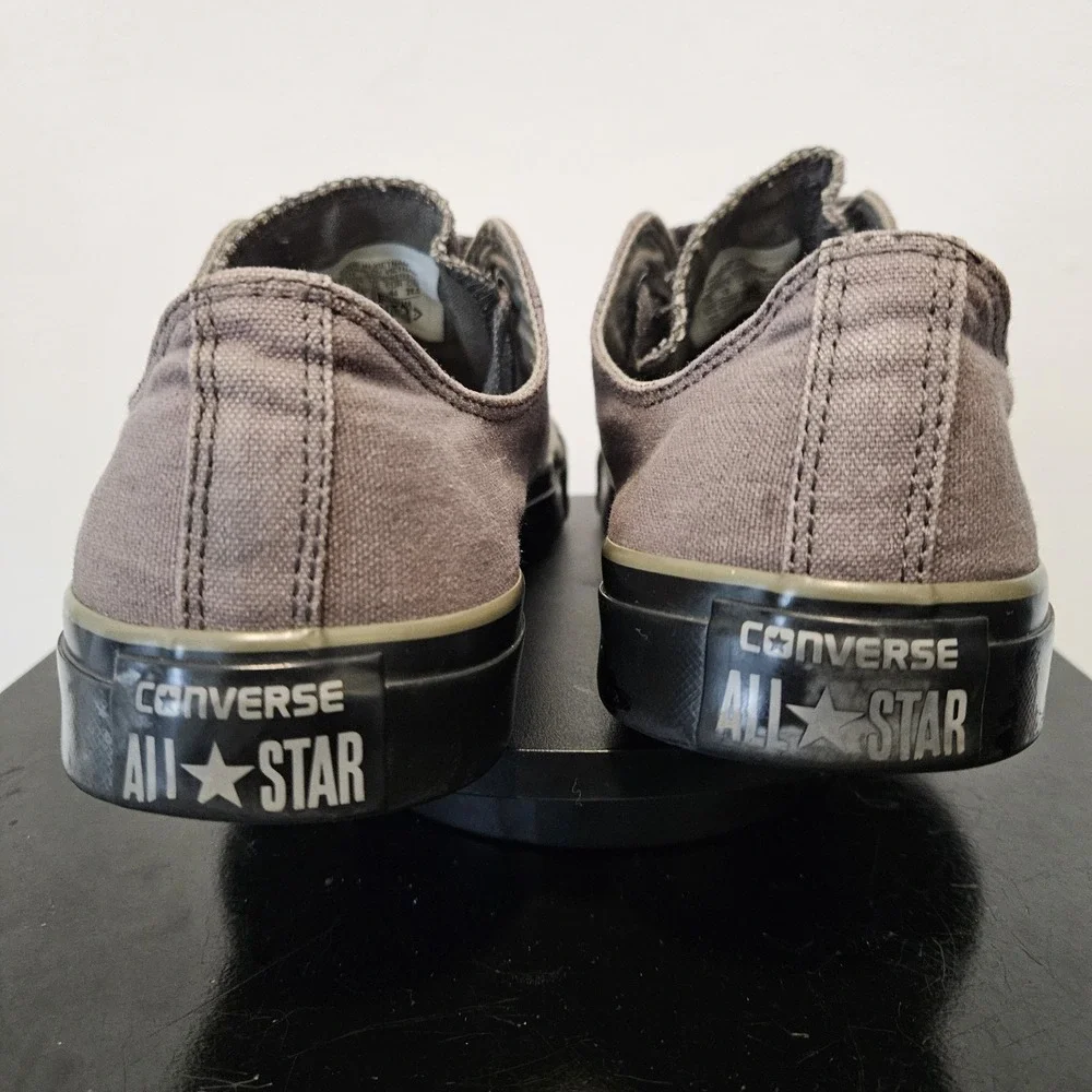 Converse Chuck Taylor  117961F Low Top Gray/Black Sneaker Shoes Men's 10